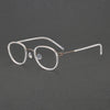 Mamie Vintage Titanium Oval Glasses Frame