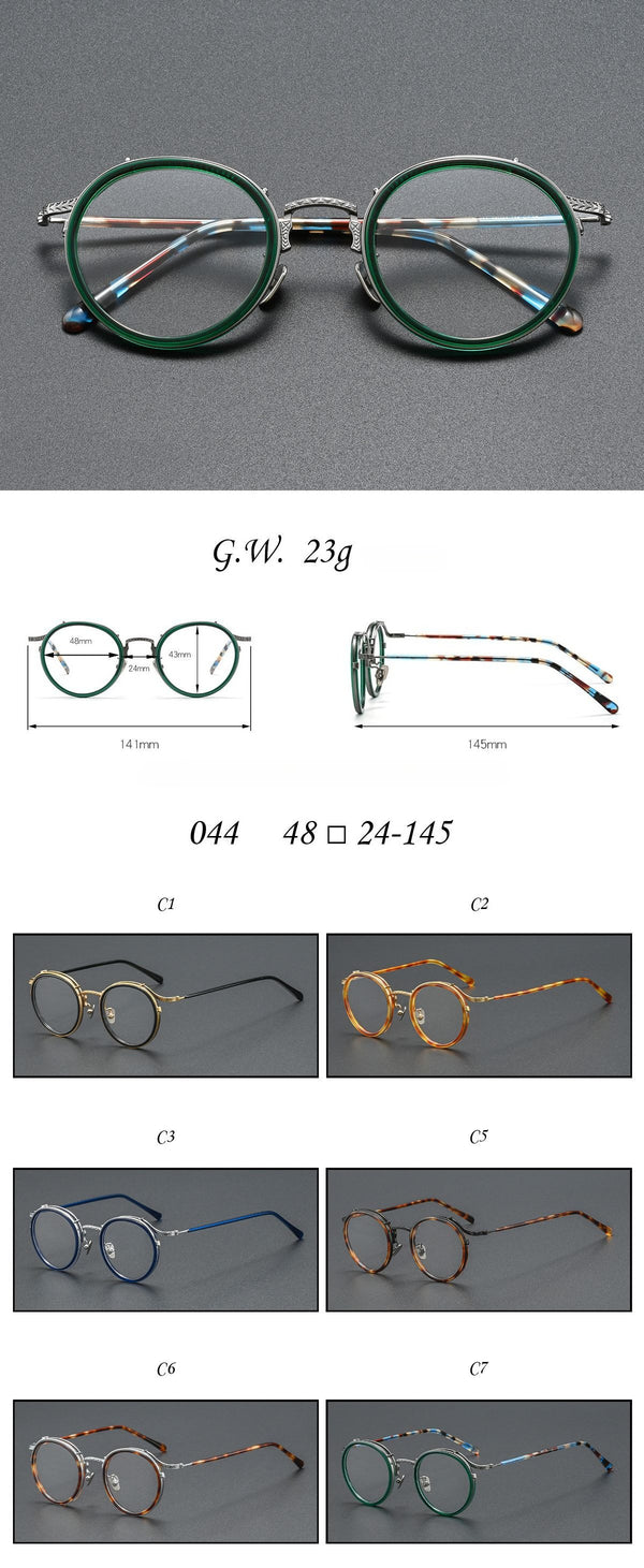 Plate glasses retro frame N044 metal cross-border European and American glasses frame plate frame fashion trend Danyang spot