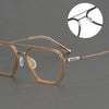 New double beam 202508 glasses frame business retro men's large frame pure titanium glasses frame Shenzhen glasses wholesale women