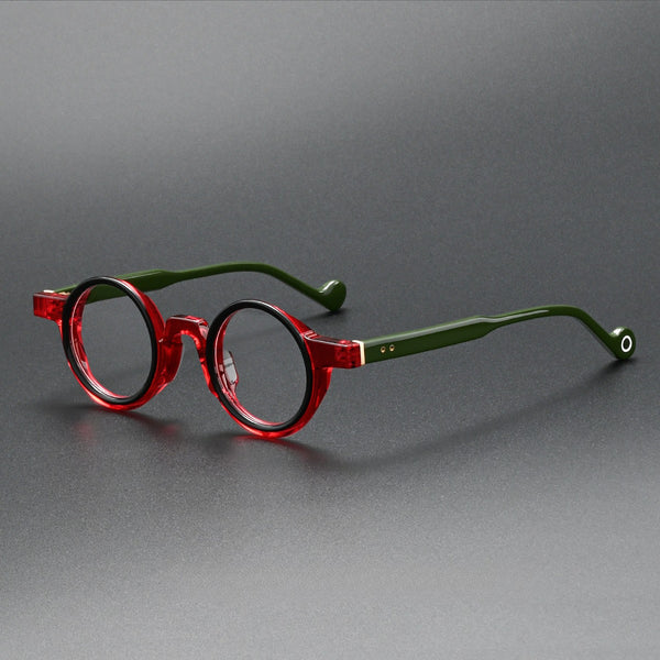 Ngo Vintage Round Acetate Glasses Frame