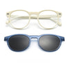 Cox Acetate Alloy Glasses Frame With Magnetic Sunglasses Clips
