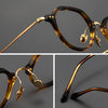Dayna Titanium Vintage Round Eyeglasses Frames