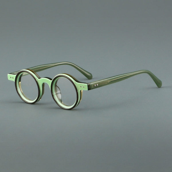 Krall Vintage Round Acetate Eyeglasses Frame