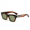 Hina Premium Series Retro Square Acetate Sunglasses