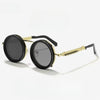 Moss Retro Round Steampunk ND Dimming Sunglasses