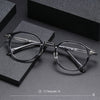 Mora Retro Polygon Acetate Glasses Frame