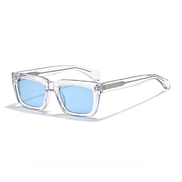 Sutton Premium Series Retro Rectangle Acetate Sunglasses
