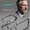 JollyNova HD7 Readers Anti-Blue Light High-Quality Polygon Men's Reading Glasses