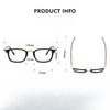 Cantin Retro Titanium Square Glasses Frame