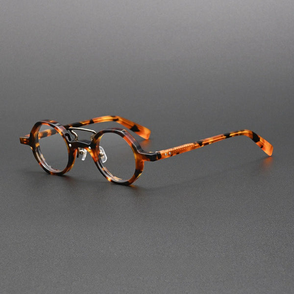 Liam Retro Round Acetate Optical Glasses Frame