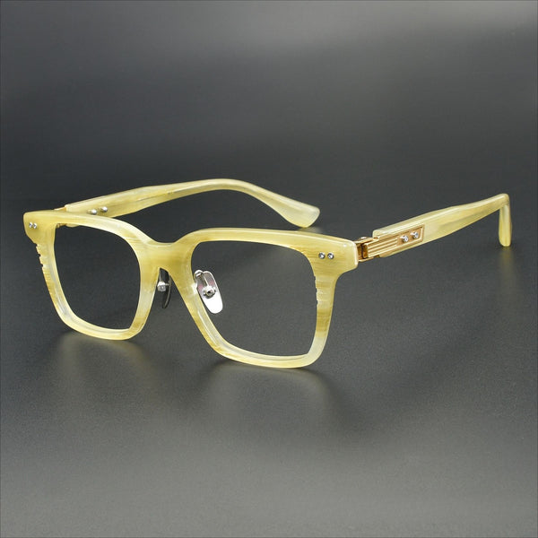 Jacque Retro Rectangle Acetate Eyeglasses Frame