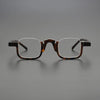 Cris Acetate Half Rectangle Glasses Frame