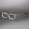 Piller Retro Rectangle Acetate Glasses Frame
