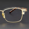 New 999.9 The same M-91 imported plate eyebrow frame glasses frame Shenzhen wholesale male, can be equipped with anti-blue light film