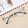 MEN'S RETRO HALF-FRAME ANTI-BLUE LIGHT READING GLASSES