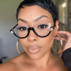 Elyan Cat Eye Spectacle Diamond Glasses Frame