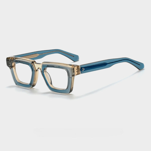 Quillen Retro Rectangle Acetate Glasses Frame