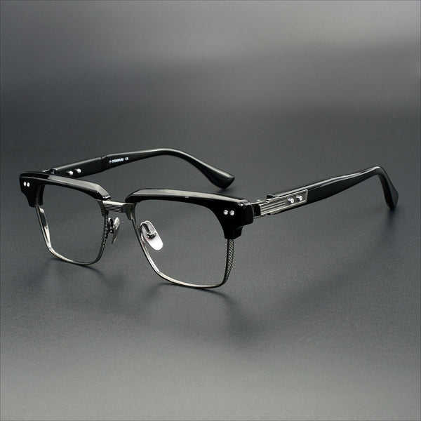 Erin Retro Rectangle Titanium Eyeglasses Frame
