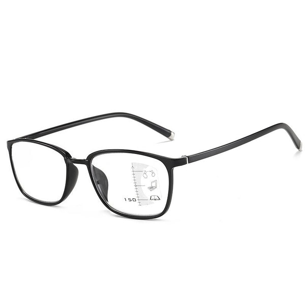 Men's Casual Multi-Focus Photochromic Anti-Blue Light Reading Glasses