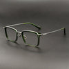 Japanese addition of the same style of Yong GMS-632 tortoiseshell color plate glasses frame square frame handmade titanium frame men's retro glasses frame