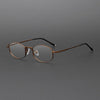 Jeff Titanium Geometric Glasses Frame