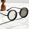 Carmo Retro Round Steampunk ND Dimming Sunglasses