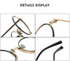 Kadir Titanium Vintage Round Eyeglasses Frames