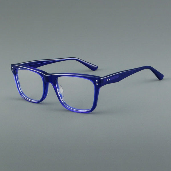 Saul Vintage Square Acetate Glasses Frame