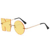 ALPHABET-SHAPED RIMLESS SUNGLASSES