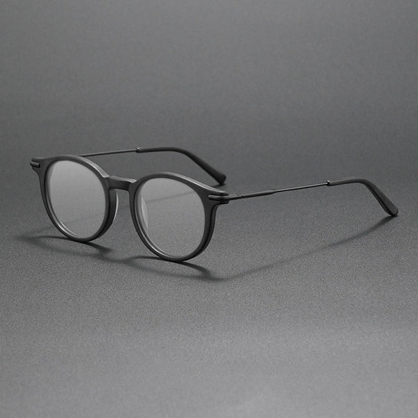 Carl Titanium Vintage Oval Eyeglasses Frames
