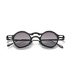 Racca Round Titanium Glasses Frame With Magnetic Sunglasses Clips