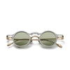 Racca Round Titanium Glasses Frame With Magnetic Sunglasses Clips