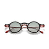 Racca Round Titanium Glasses Frame With Magnetic Sunglasses Clips