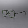 Welch Double-bridge Aviator Titanium Eyeglasses Frame