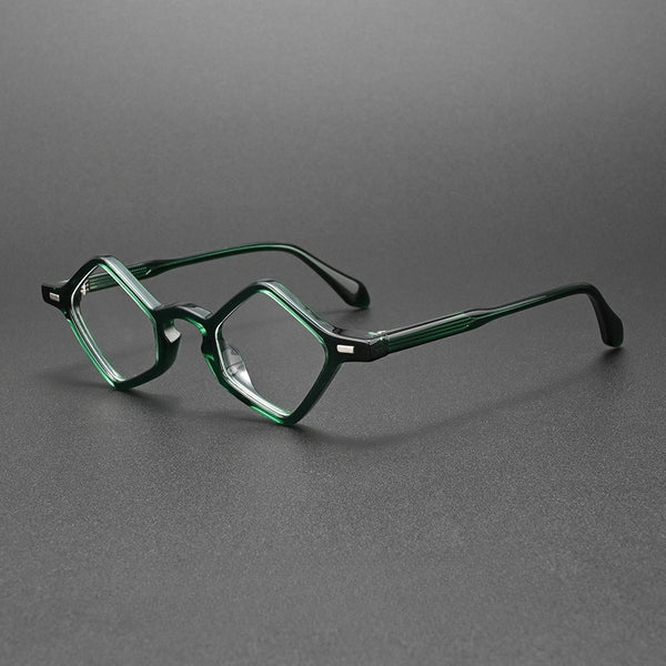 Conlin Vintage Polygon Acetate Glasses Frame