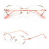 WOMEN'S ULTRA-LIGHT DIAMOND-CUT EDGE ANTI-BLUE LIGHT READING GLASSES