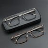 Lingo Titanium Vintage Rectangle Eyeglasses Frames