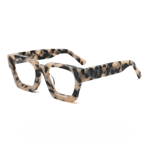 Lew Vintage Square Acetate Glasses Frame