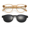 Cox Acetate Alloy Glasses Frame With Magnetic Sunglasses Clips