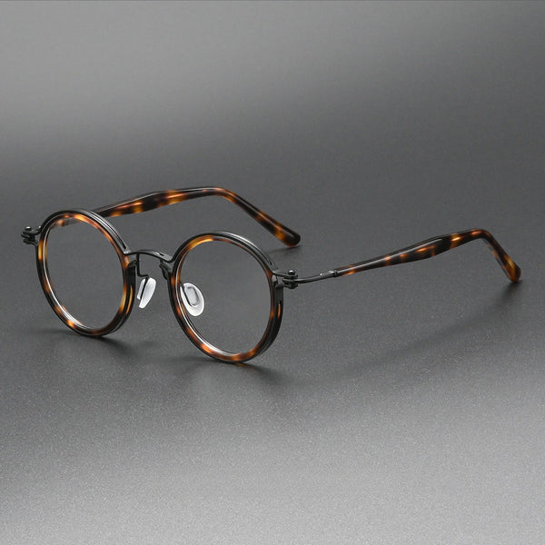 Tate Vintage Round Acetate Glasses Frame
