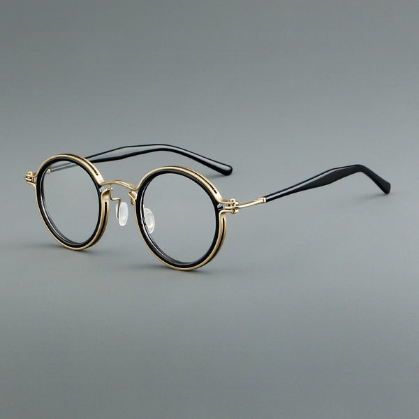 Tate Vintage Round Acetate Glasses Frame