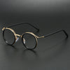 Evander Titanium Round Glasses Frame