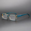 Piller Retro Rectangle Acetate Glasses Frame