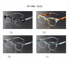 New 999.9 The same M-91 imported plate eyebrow frame glasses frame Shenzhen wholesale male, can be equipped with anti-blue light film
