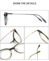Retro plate gradual change color glasses frame 202511 fashionable and comfortable Internet celebrity anti-blue glasses can be equipped with myopia