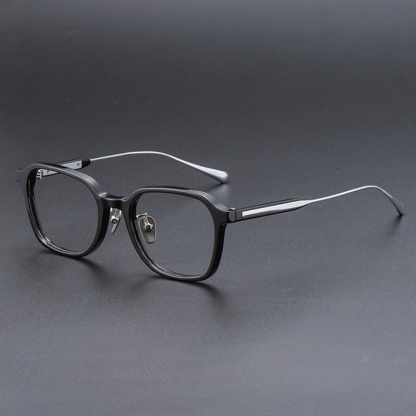 Eddie Classic Square Titanium Glasses Frame