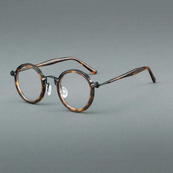 Tate Vintage Round Acetate Glasses Frame