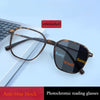 High-definition intelligent color-changing anti-fog reading glasses