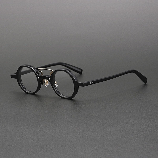 Liam Retro Round Acetate Optical Glasses Frame