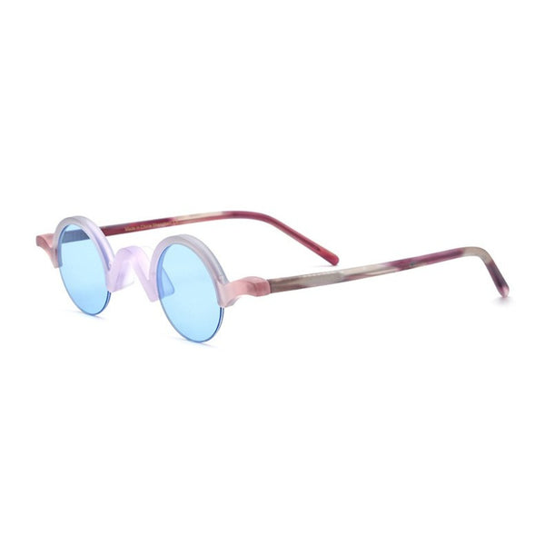 Shaw Premium Series Retro Round Acetate Sunglasses
